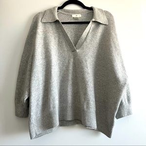 H&M Fine-knit Collared Sweater